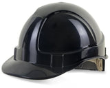 Ratchet wheel adjustment vented safety helmet hard hat - beeswift bbvshrh