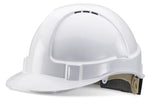 Ratchet wheel adjustment vented safety helmet hard hat - beeswift bbvshrh