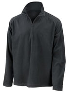 Result core micron 1/4 zip lightweight fleece r112x