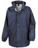 Blue Result Core Midweight Waterproof Work Jacket-R206X Workwear Jackets & Fleeces Active-Workwear  Outer: 190T Polyester Pongee Storm Dri 2000 Coating Lining: 130g/m² Single Jersey Polyester Sleeve Lining: 100% Polyester Waterproof Windproof Mid Weight Fully Taped waterproof seams High collar design Concealed 3 panel