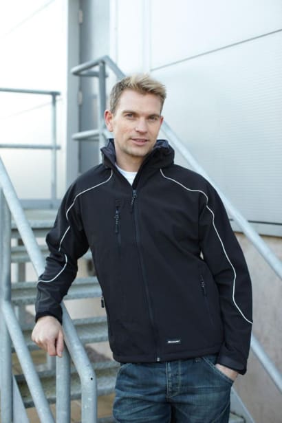 Result premium waterproof hooded soft shell work jacket-r118x