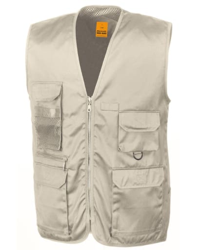 Result safari multi pocket waistcoat/vest -r45x