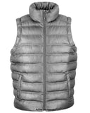 Grey Result Urban Mens Ice Bird Padded Gilet/bodywarmer  - R193M Jackets Gilets & Fleeces Active-Workwear Outer : 100% Polyester 50D Dull Lining : 100% Polyester Taffeta Filling : 100% 300g Polyester Full front 2 way fastening zipper Zipped side seam pockets Stand up collar with chin guard Zipped inside chest pocket Adjustable shock cord hem Inner storm flap Fashionable twin needle quilting design