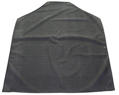 Rubber apron with eyelets black 42’ x 36’ - beeswift rab42