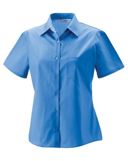 Russell collection ladies poplin shirt-935f