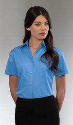 Russell collection ladies poplin shirt-935f