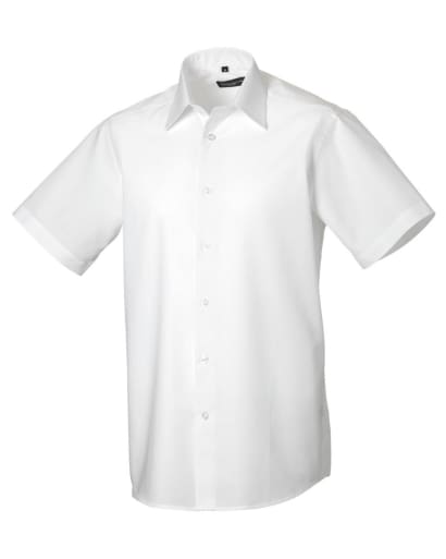 Russell collection men’s short sleeve oxford work shirt-923m