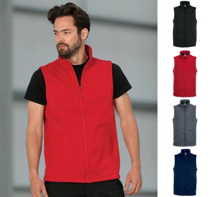 Russell mens smart softshell gilet/bodywarmer -r041m