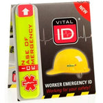 Safety helmet emergency id ice star of life - in case wsid01