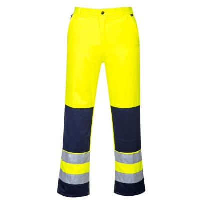 Seville hi vis work trousers ris 3279 portwest tx71