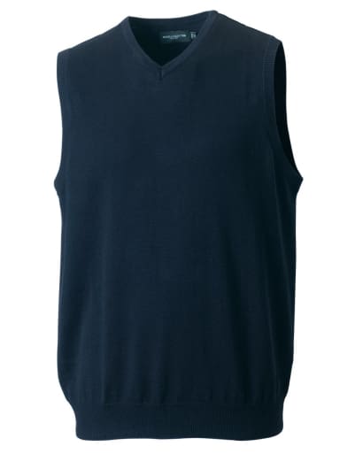 Sleeveless russell v-neck sleevless knitted pullover - 716m