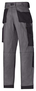 Snickers 3 series work trousers with knee pad pockets canvas plus loose fit - 3314 classic holster version