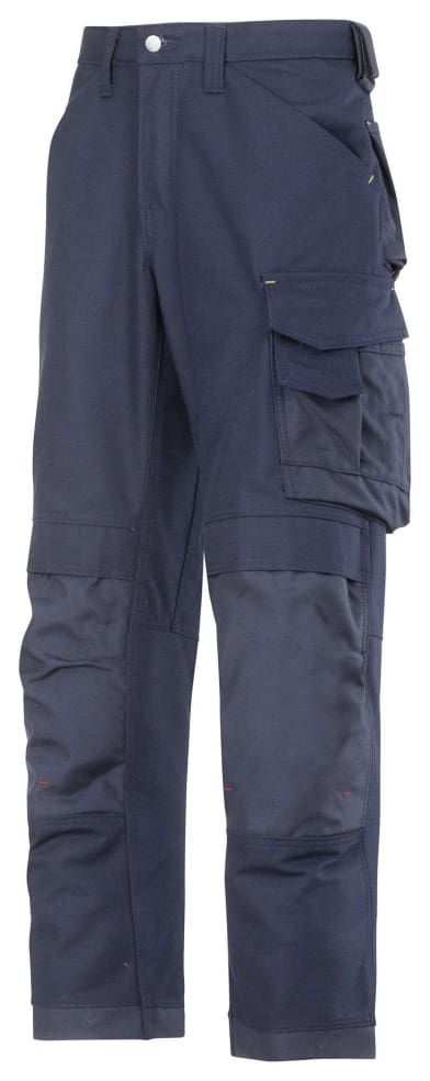 Snickers 3 series work trousers with knee pad pockets canvas plus loose fit - 3314 classic holster version