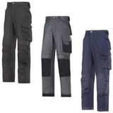 Snickers 3 series work trousers with knee pad pockets canvas plus loose fit - 3314 classic holster version