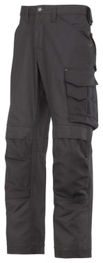 Snickers 3 series work trousers with knee pad pockets canvas plus loose fit - 3314 classic holster version