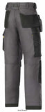 Snickers 3214 canvas + 3 series work trousers with kneepad & holster pockets loose fit