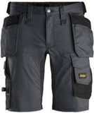 Snickers 6141 allround stretch work shorts holster pockets with added flexibility - 6141 workwear shorts & pirate