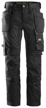 Snickers 6241 allround work stretch tapered leg trousers with holster pockets