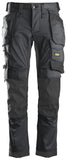 Snickers 6241 allround work stretch tapered leg trousers with holster pockets