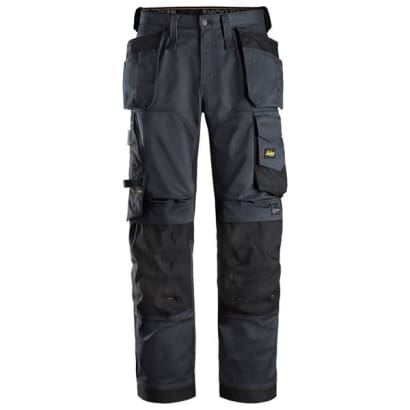 Snickers 6251 allround work looser fit stretch trousers with tapered leg and holster pockets