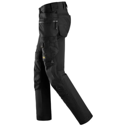 Snickers 6275 allround work stretch windproof softshell trousers with holster pockets