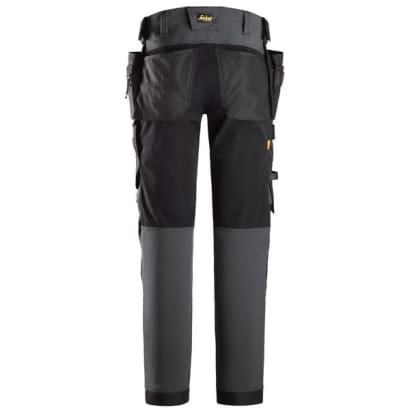 Snickers 6275 allround work stretch windproof softshell trousers with holster pockets