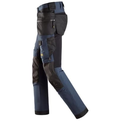 Snickers 6275 allround work stretch windproof softshell trousers with holster pockets