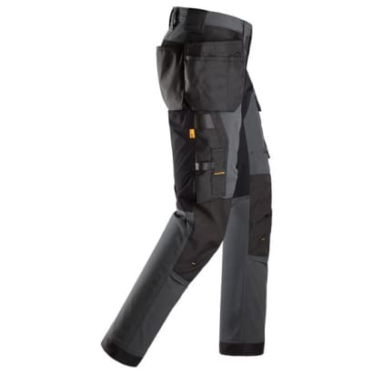 Snickers 6275 allround work stretch windproof softshell trousers with holster pockets