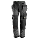 Snickers 6902 flexi work trousers with knee pad & holster pockets - enhanced comfort functionality