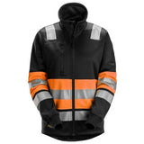 Snickers 8077 high-visibility class 1 ladies full zip work jacket