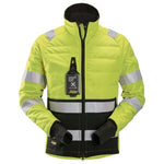 Snickers 8133 high visibility lightly padded baffle jacket cl 2-8133