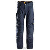 Blue Snickers AllroundWork Kneepad Work Trousers-6301 Trousers Active-Workwear Non Holster pocket version of the Allround Trousers if holster pockets are required please see Snickers All round 6201  Snickers AllRound are modern work trousers with amazing fit, combining hardwearing comfort and functionality. Snickers AllRound are modern work trousers with amazing fit, combining hardwearing comfort and functionality. Everyday use trousers offering comfort, durability and practical storage during work