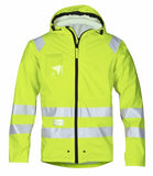 Snickers 8233 high visibility waterproof breathable work jacket en343 class 3