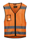 Snickers 9153 high visibility zipped vest class 2 with multiple pockets