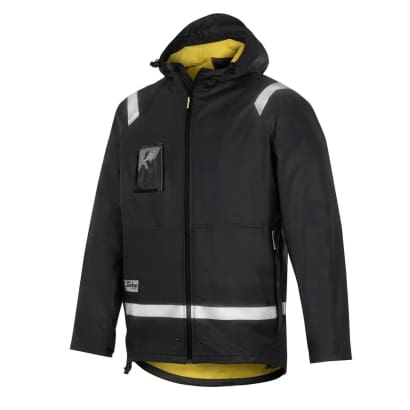 Snickers 8200 lightweight rain jacket with 3m reflective strips - waterproof