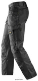 Black Snickers Original 3 Series Work Trousers with Kneepad & Holster Pockets -3212 Trousers Active-Workwear Snickers original classic styled Dura twill trousers before the size and style changes - when life was simpler and sizing was simple.-Extremely hard-wearing work trousers made in dirt repellent DuraTwill fabric. Features an advanced cut with Twisted Leg design, Cordura® reinforcements for extra durability and a range of pockets, including holster pockets