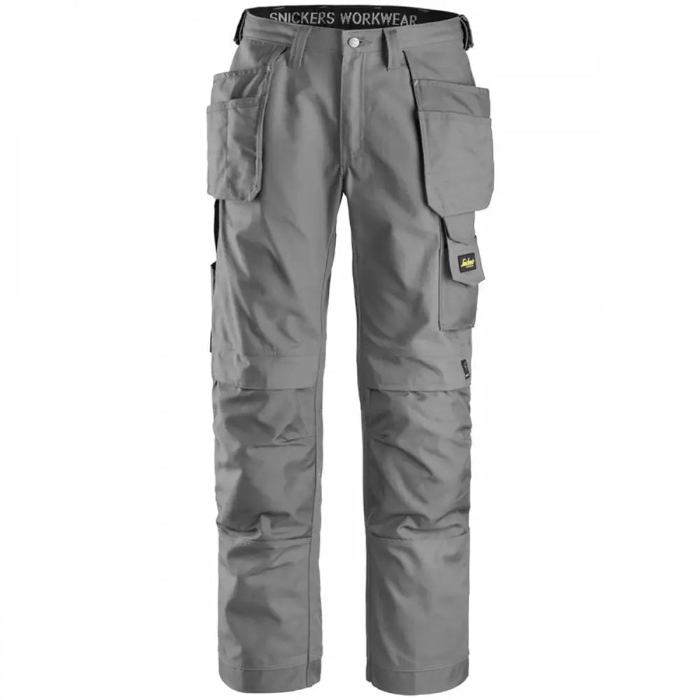 Snickers original 3214 canvas + 3 series work trousers size 160 grey