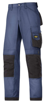 Snickers 3313 rip stop cordura loose fit work trousers with knee guard pockets