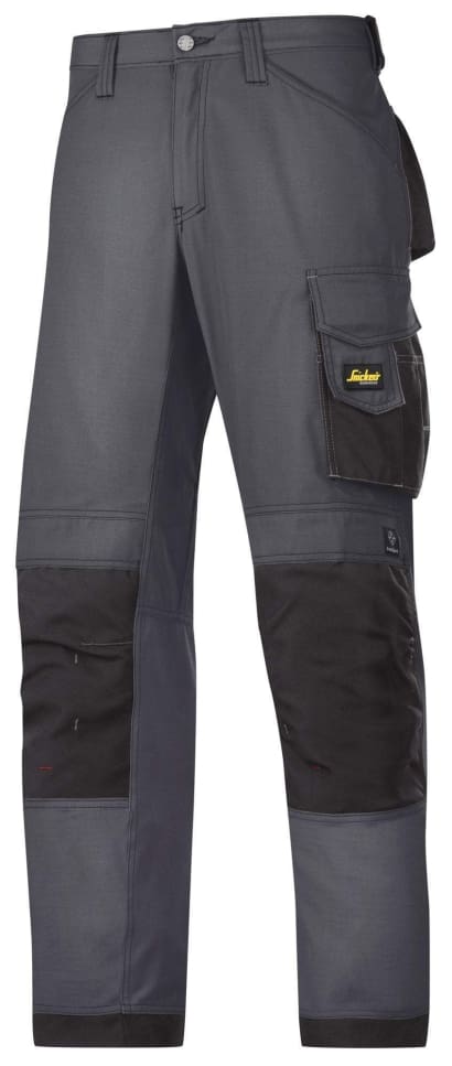 Snickers 3313 rip stop cordura loose fit work trousers with knee guard pockets