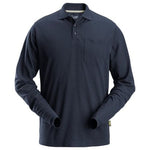 Snickers workwear 2608 long sleeve polo shirt with chest pocket