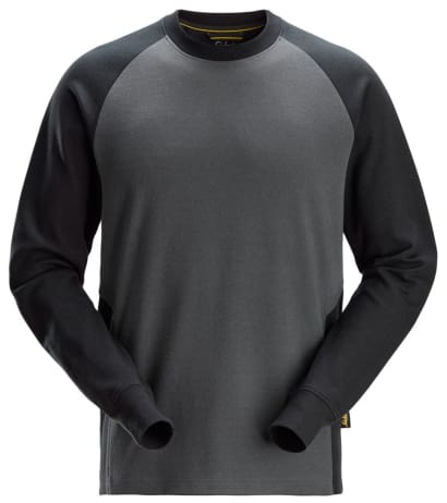 Snickers workwear 2840 two tone coloured sweatshirt work jumper with profiling space