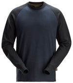 Snickers workwear 2840 two tone coloured sweatshirt work jumper with profiling space