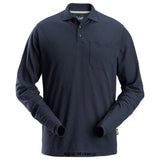 Snickers 2608 long sleeve polo shirt with pocket
