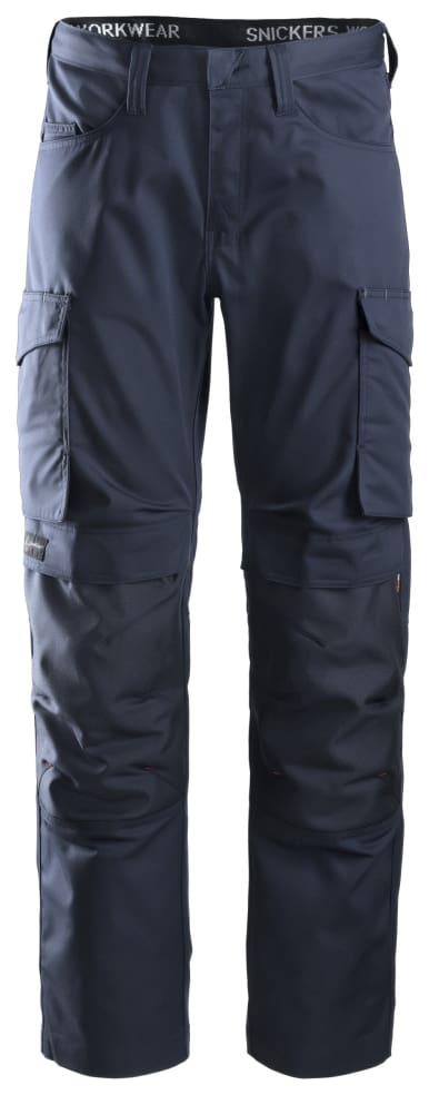 Snickers 6801 workwear service line trousers with knee pad pockets -6801