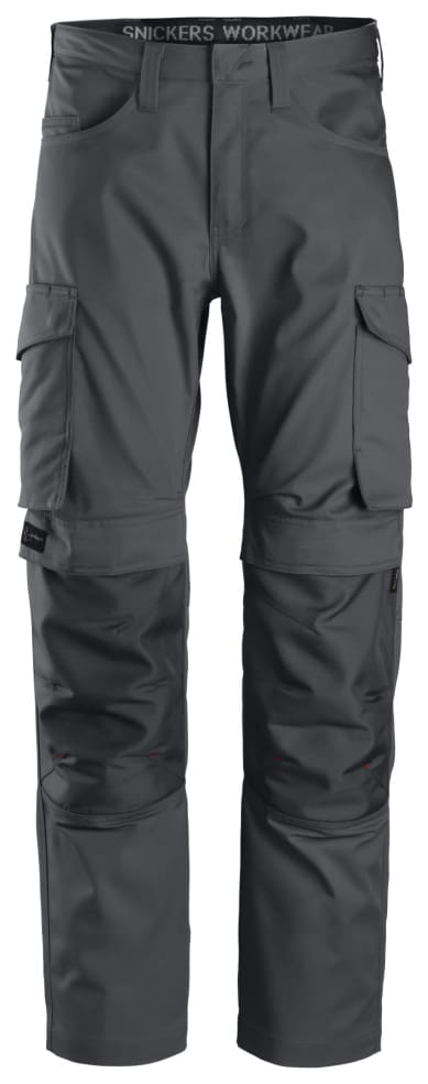 Snickers 6801 workwear service line trousers with knee pad pockets -6801