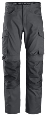 Snickers 6801 workwear service line trousers with knee pad pockets -6801