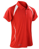 Spiro mens team spirit breathable sporty polo shirt - s177m