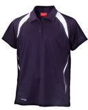 Spiro mens team spirit breathable sporty polo shirt - s177m