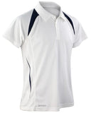 Spiro mens team spirit breathable sporty polo shirt - s177m