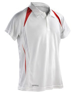 Spiro mens team spirit breathable sporty polo shirt - s177m